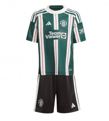 Manchester United Replica Away Stadium Kit for Kids 2023-24 Short Sleeve (+ pants)
